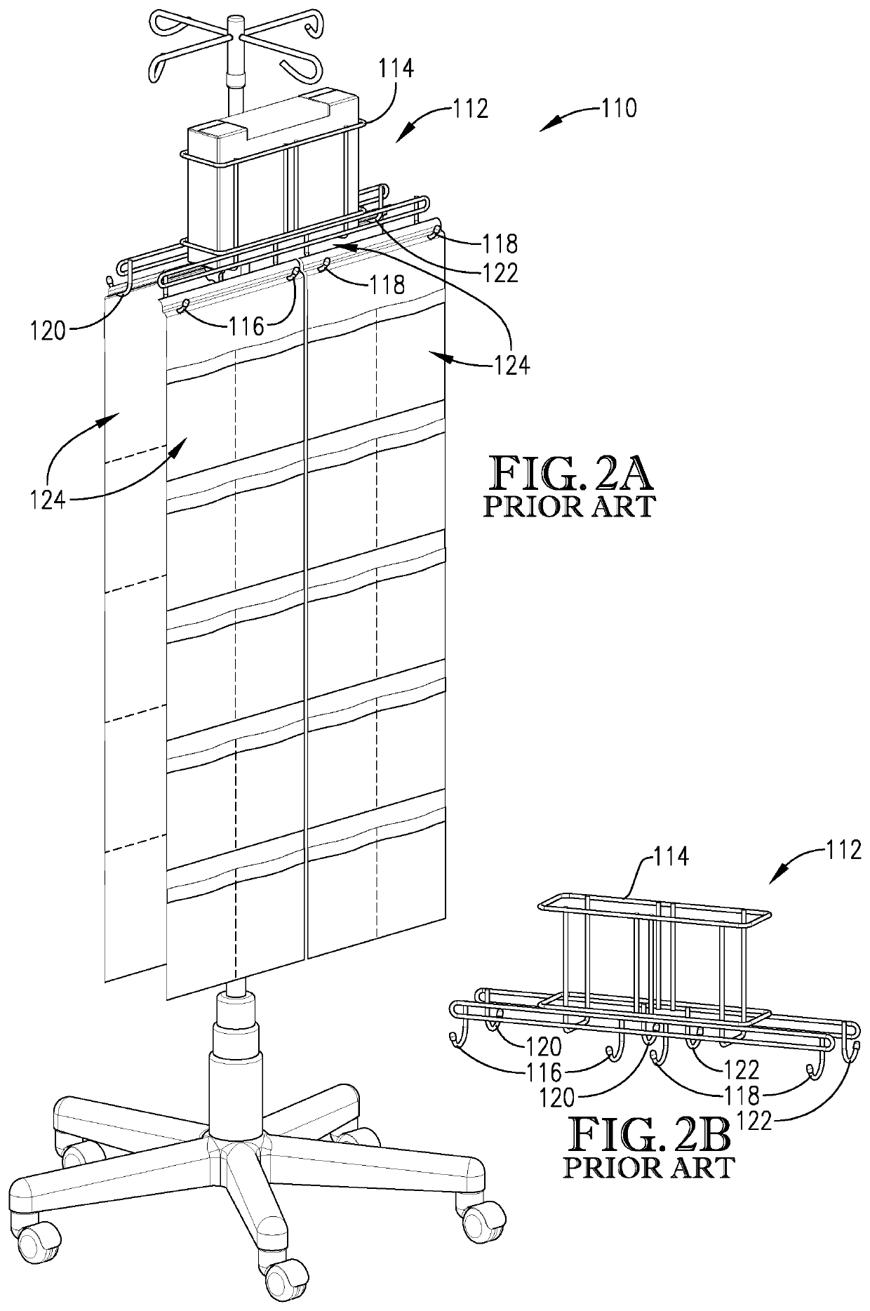 Surgical sponge inventory rack