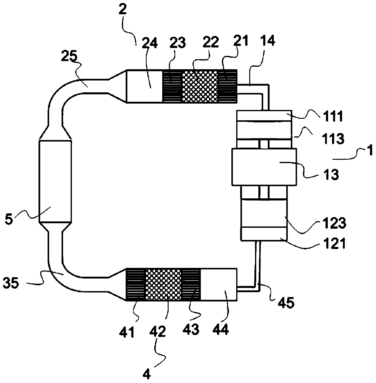 A series pulse tube heat engine