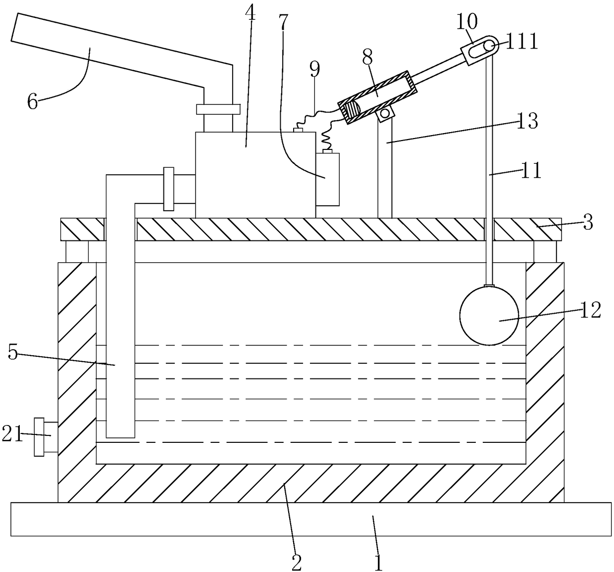 An adaptive intermittent water spray curtain device for water recreation