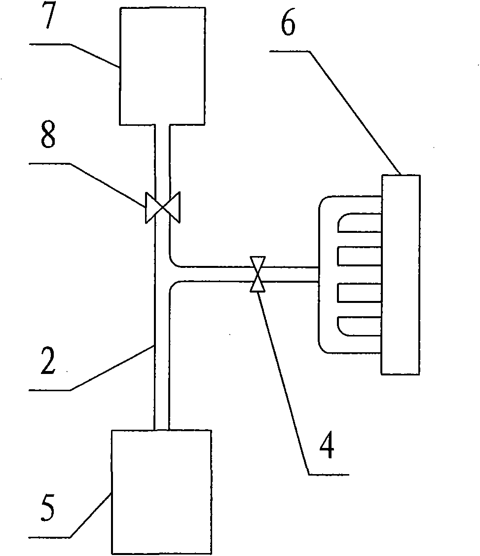 Heat radiating system for battery pack