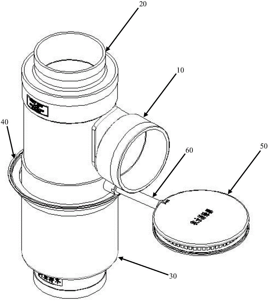 Same-floor rotational flow tee joint