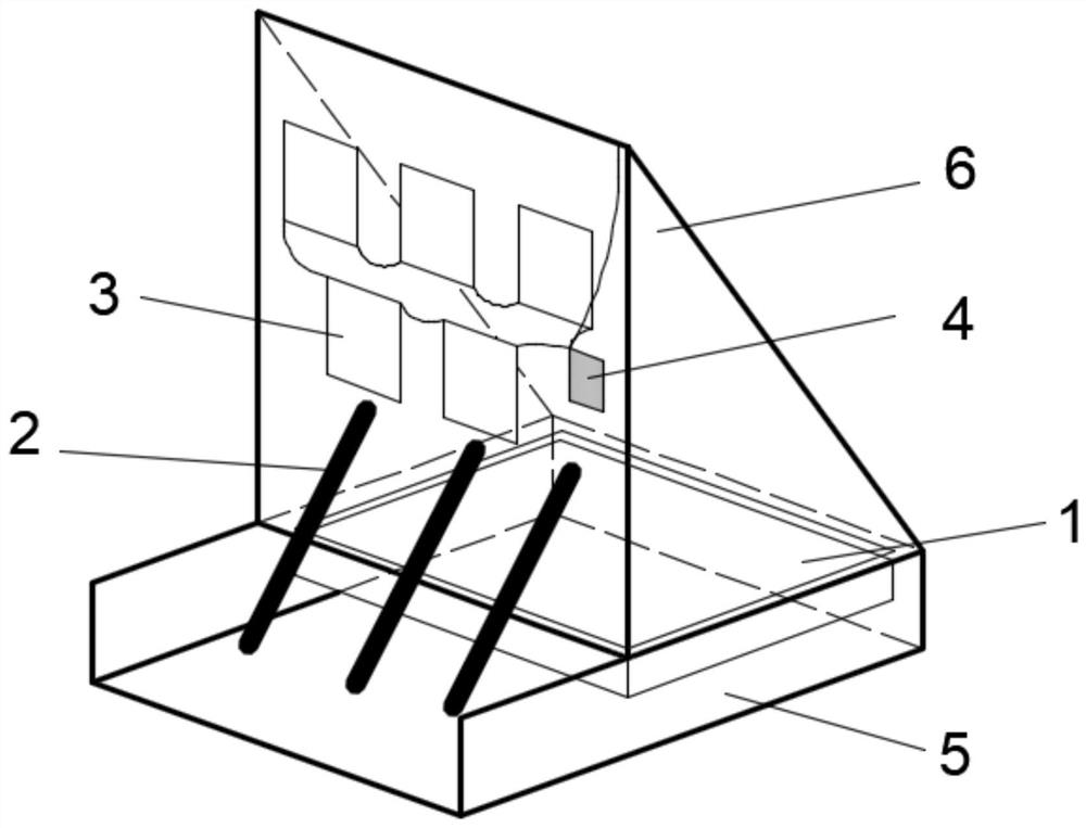 Solar seawater desalination device capable of realizing fresh water-salt-electricity co-production, and manufacturing method of solar seawater desalination device