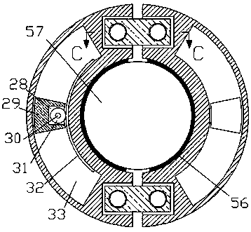 Electric pole climbing device with steering function for electricians