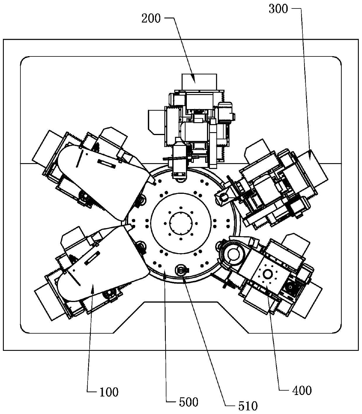 Full-automatic efficient polishing machine