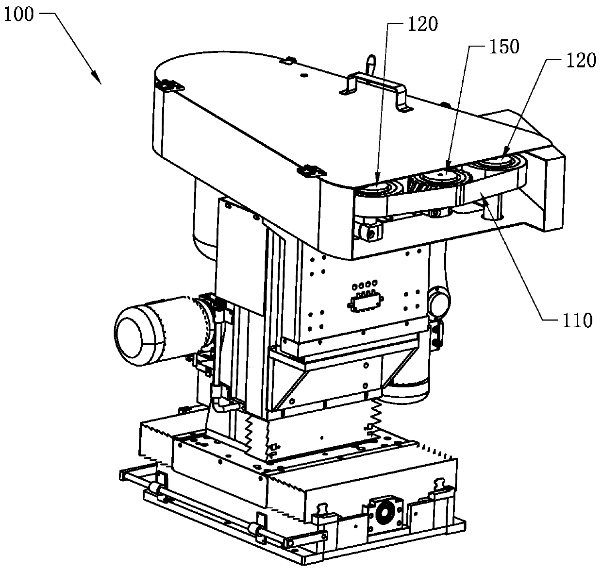 Full-automatic efficient polishing machine