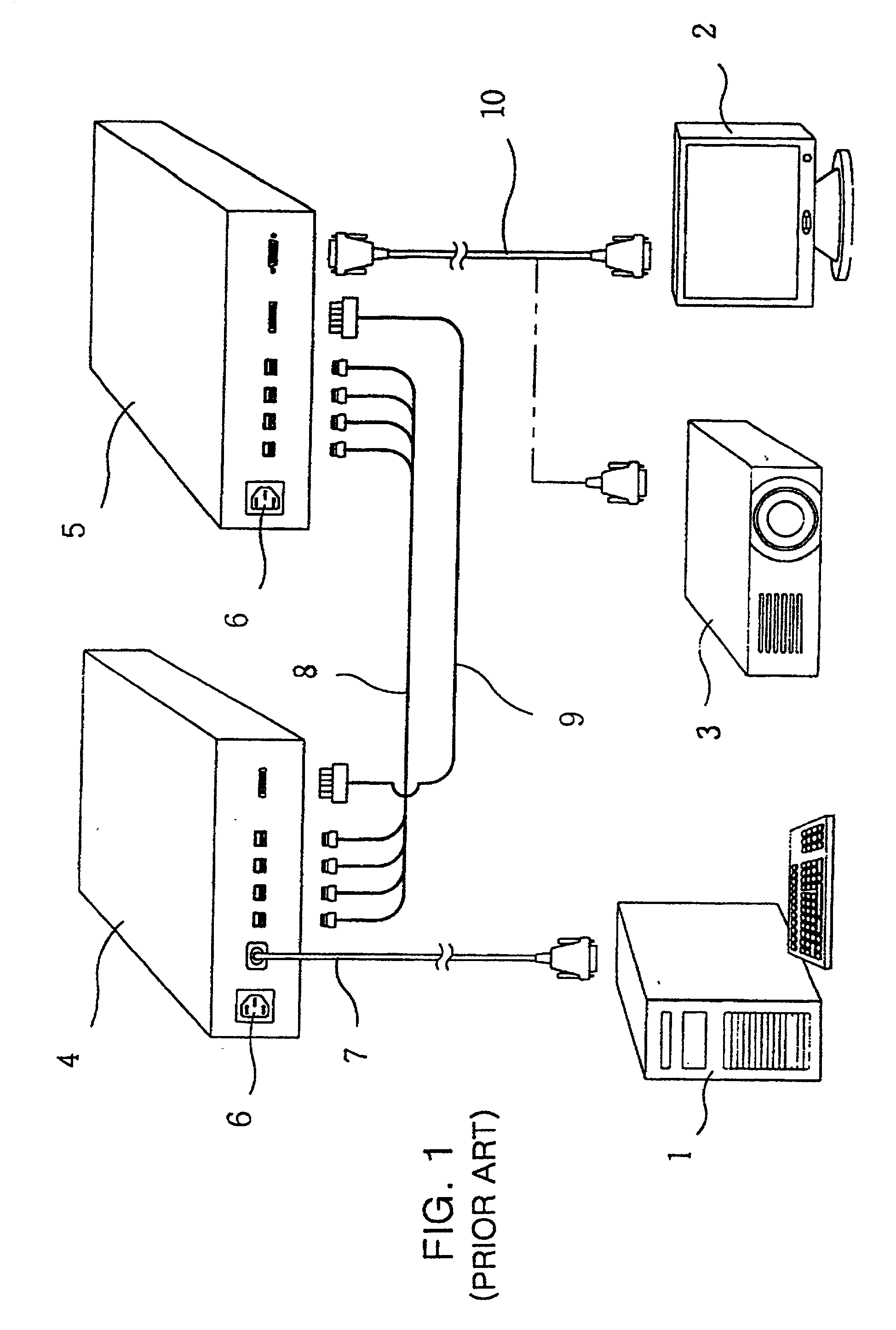 Digital video signal interface module for transferring signals to a long distance