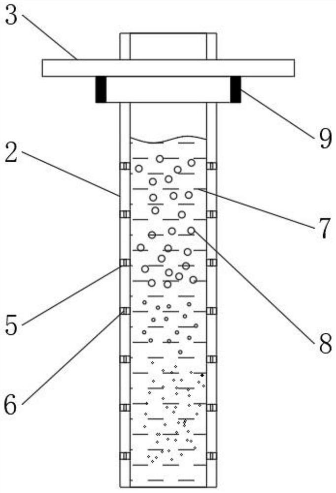 Volcanic rock geologic body lithology detection device and method based on computer big data