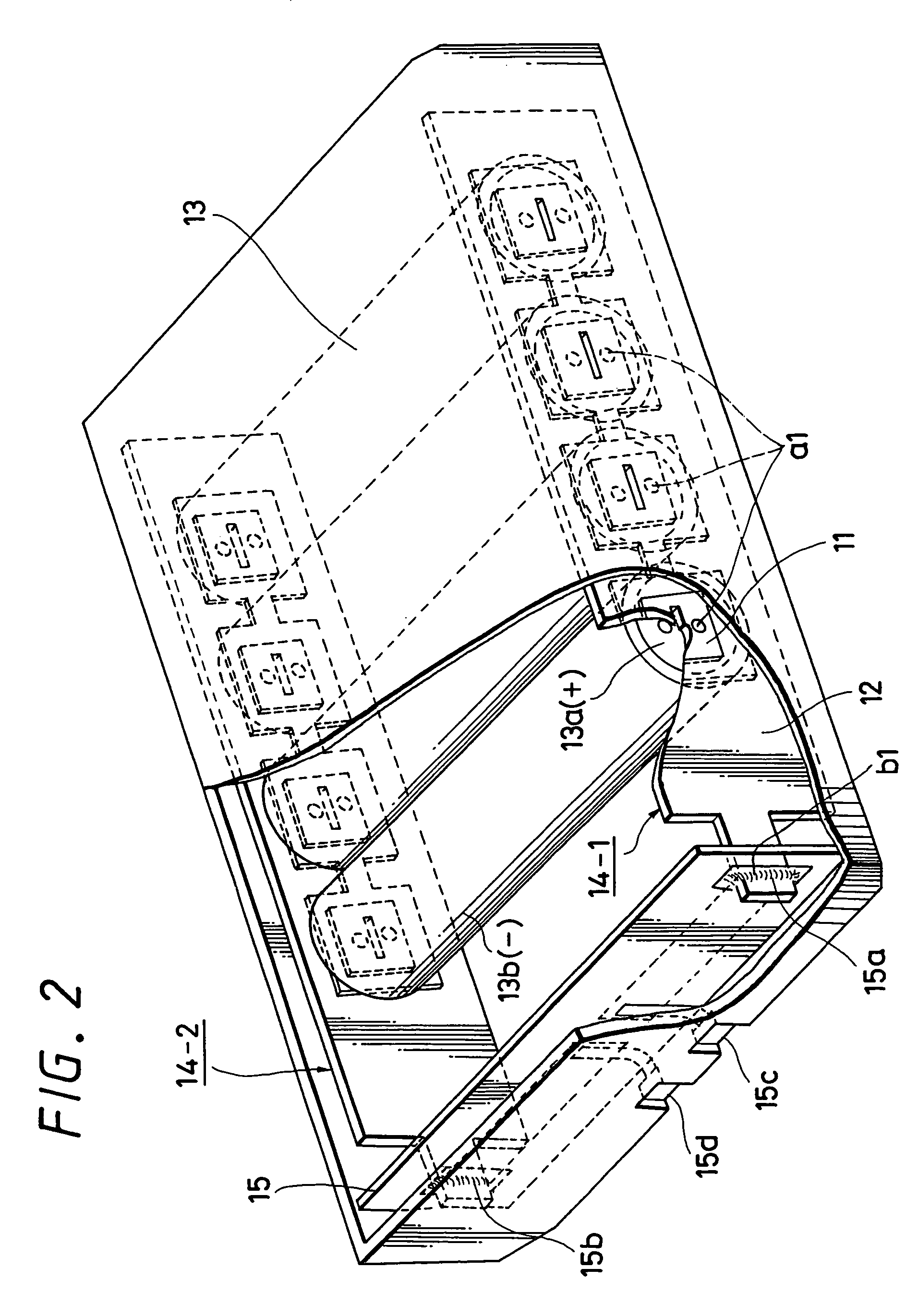 Battery pack having thin terminal board