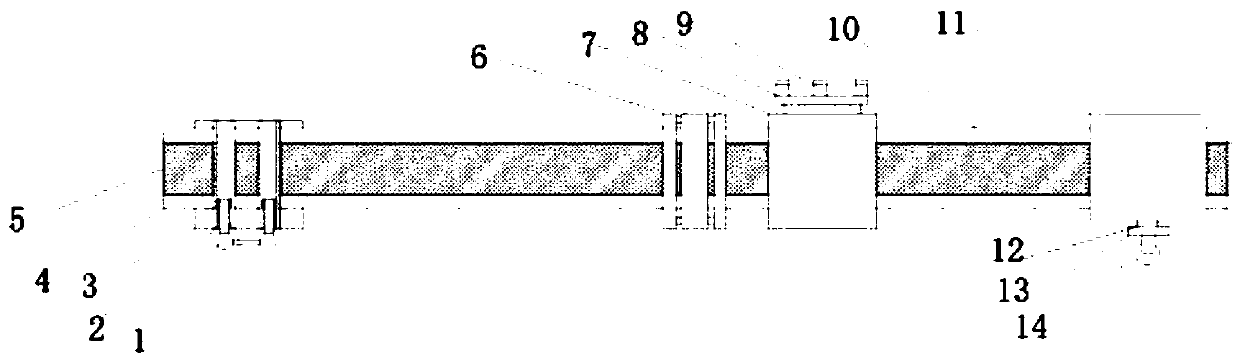 Extra-high-temperature-resistant mobile cable for coke guide