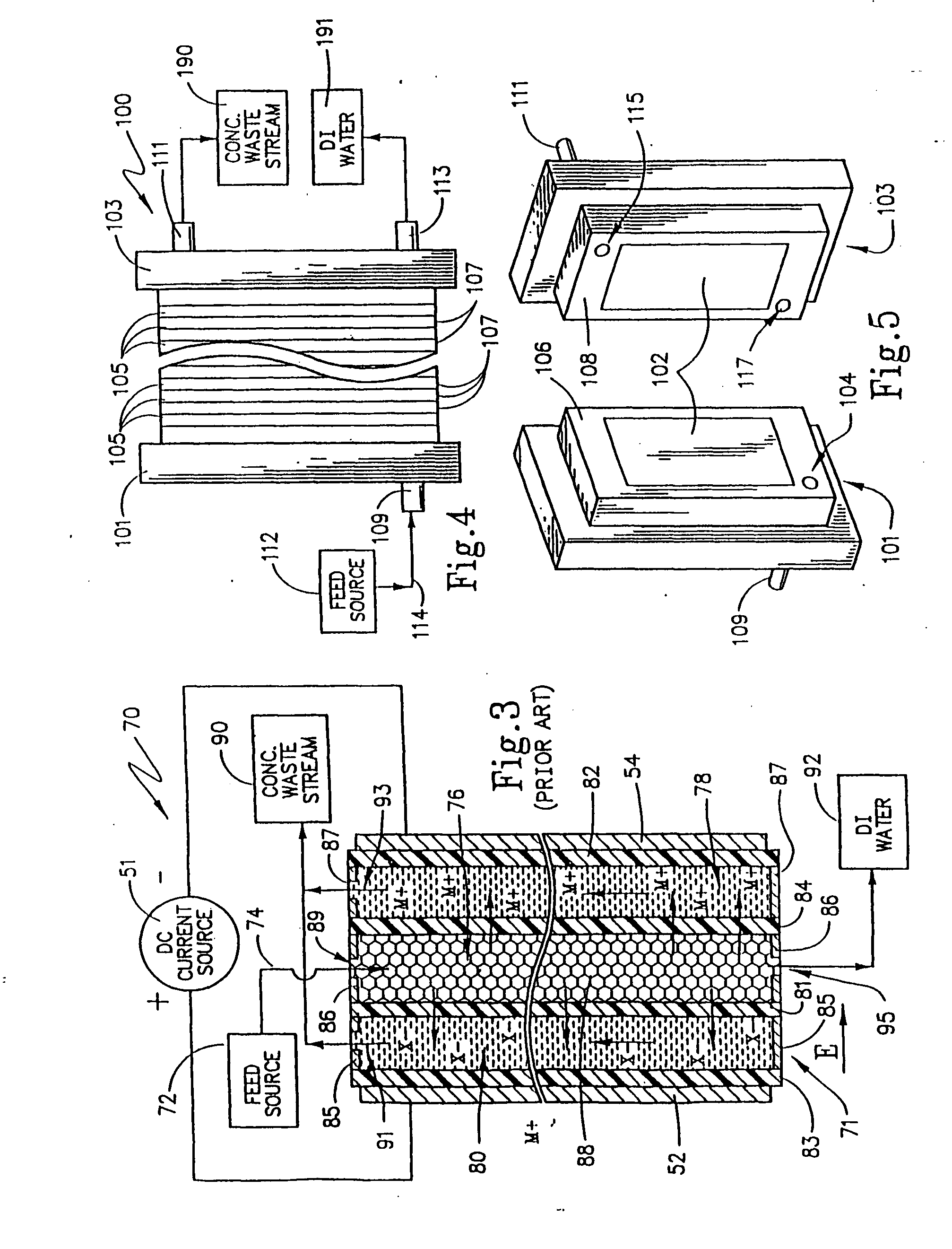 Electrophoretic cross-flow filtration and electrodeionization method for treating effluent waste and apparatus for use therewith