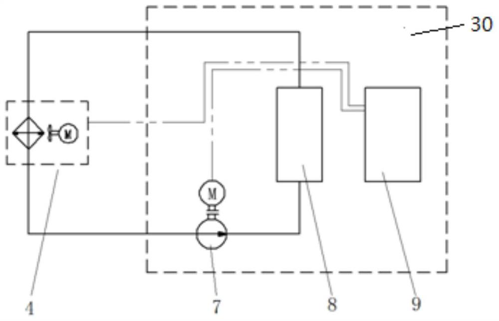 Cooling and ventilation system for floating wind generating set