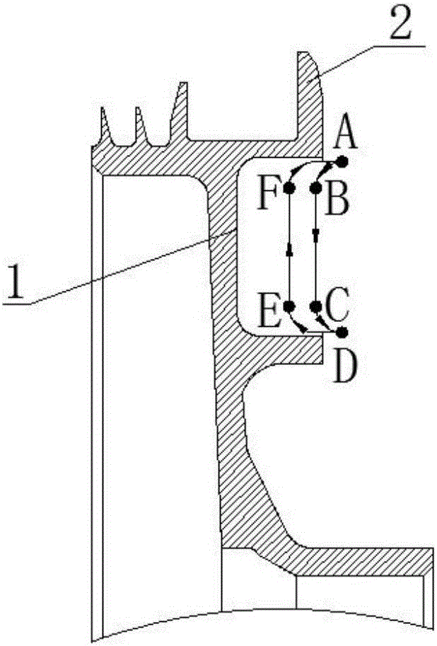 Groove machining method