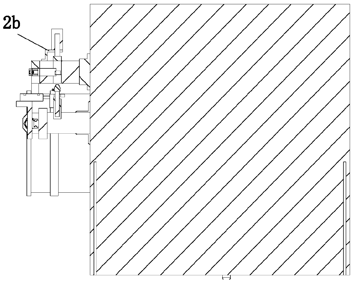 An assembly machine for the seal ring of the inner shaft of the dresser on the numerical control machine tool