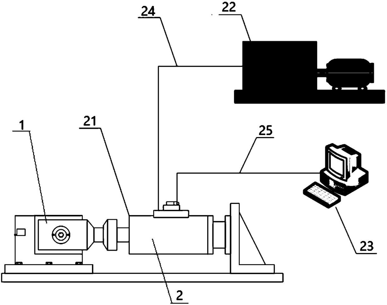 Bolt loosening test device