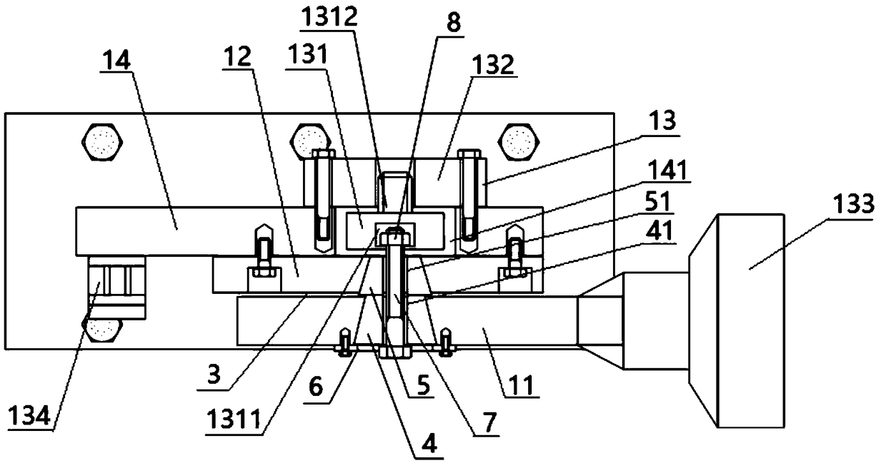 Bolt loosening test device