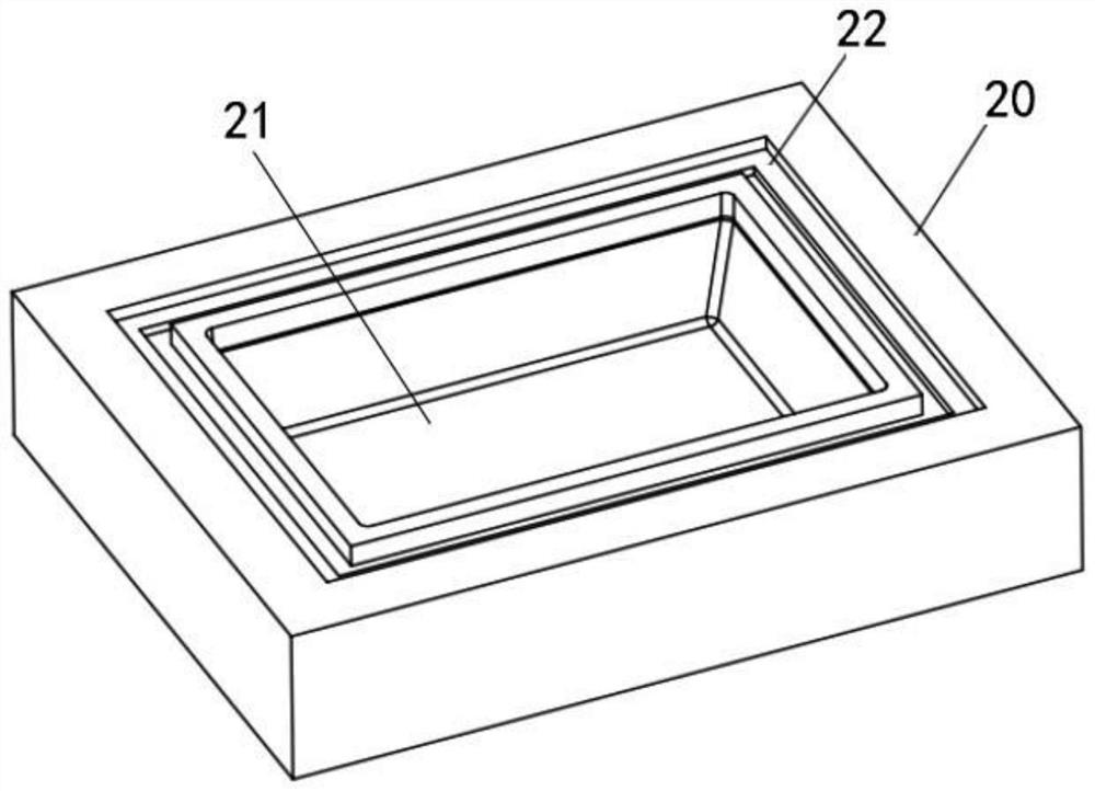 Carbon fiber shell forming method and mold