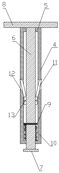 A road manhole cover opening device