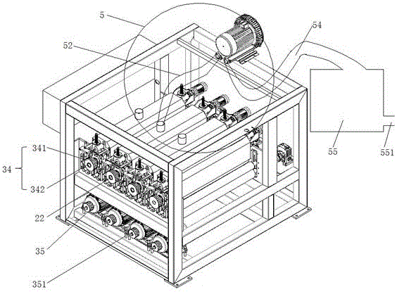 Metal sheet wire drawing machine