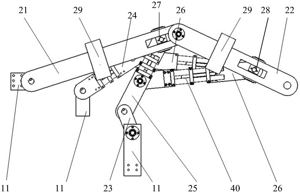 A lower limb rehabilitation training device