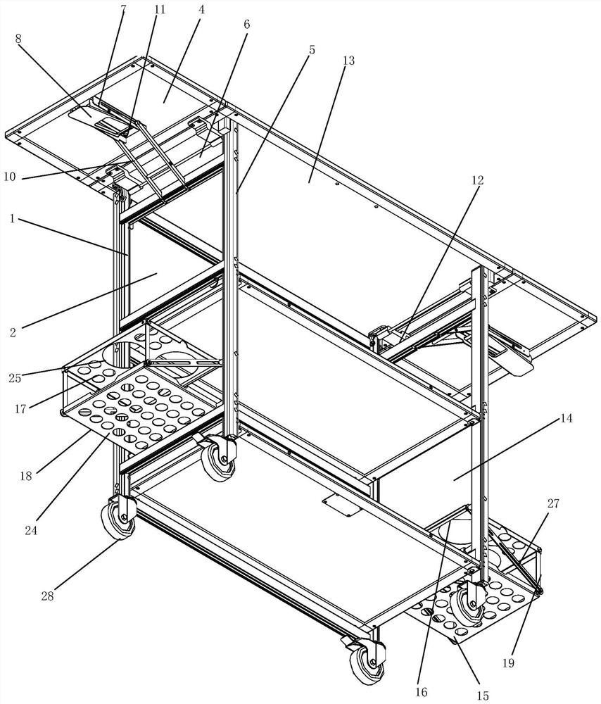 A general-purpose aviation folding car