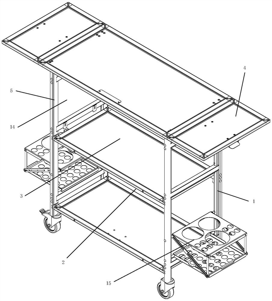 A general-purpose aviation folding car