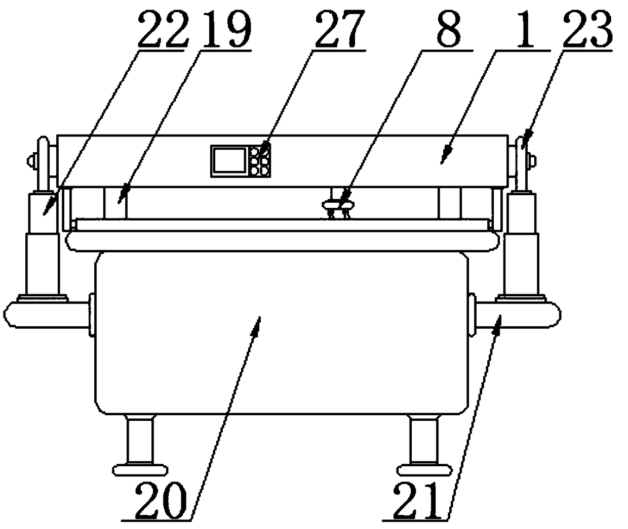 Semi-automatic spring-linked printing machine for artificial feeding