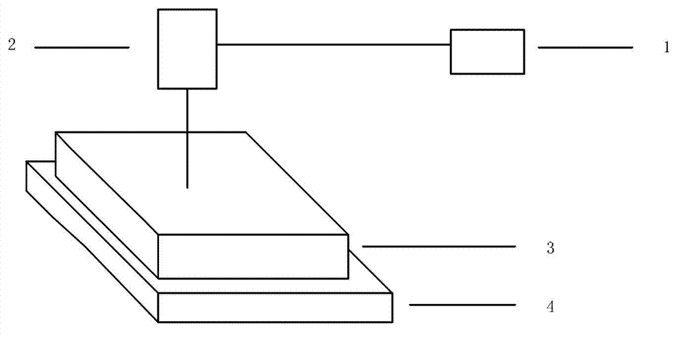 Device for detecting sub-aperture splicing surface shape with movement coordinate feedback