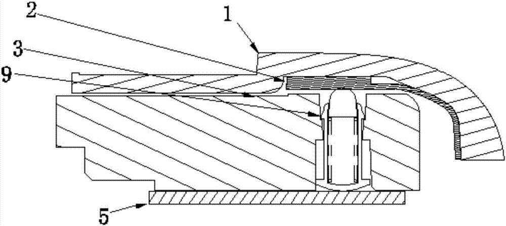 Contact type connected electronic equipment