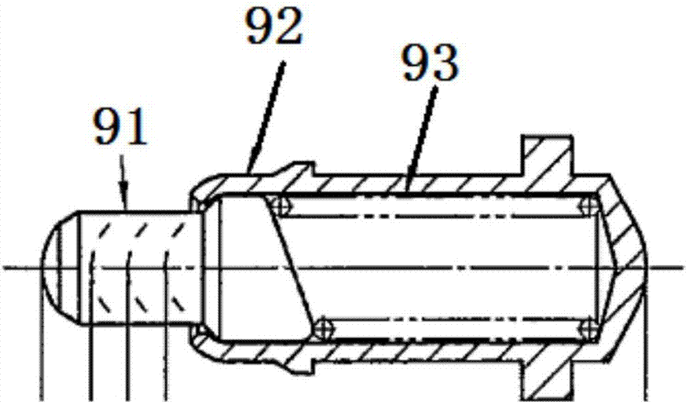 Contact type connected electronic equipment