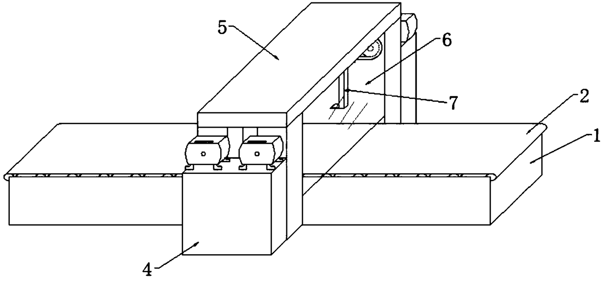 Disassembly and recovery device for waste power lithium batteries