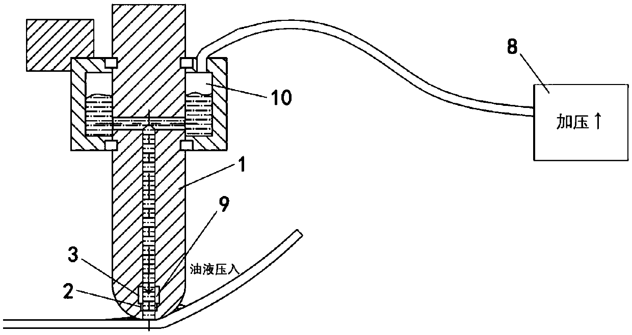 Incremental forming tool with automatic lubrication function