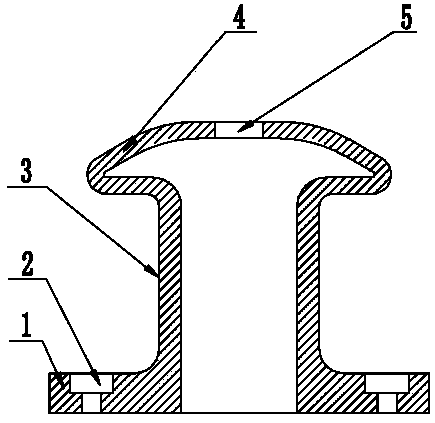 Reinforced bollard with bidirectional-blocking eave