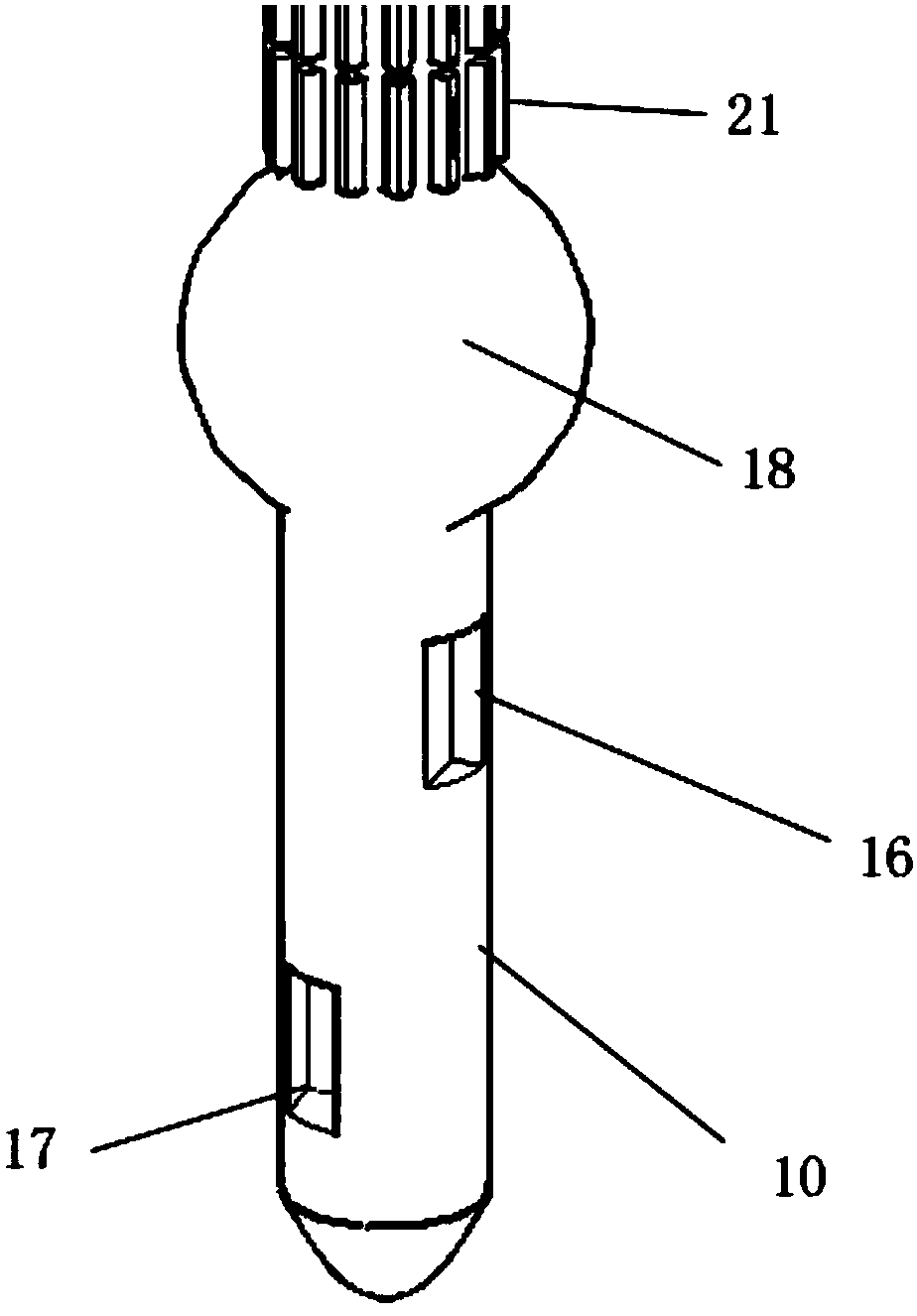 Catheterizing device for promoting wound healing and bringing convenience to drainage