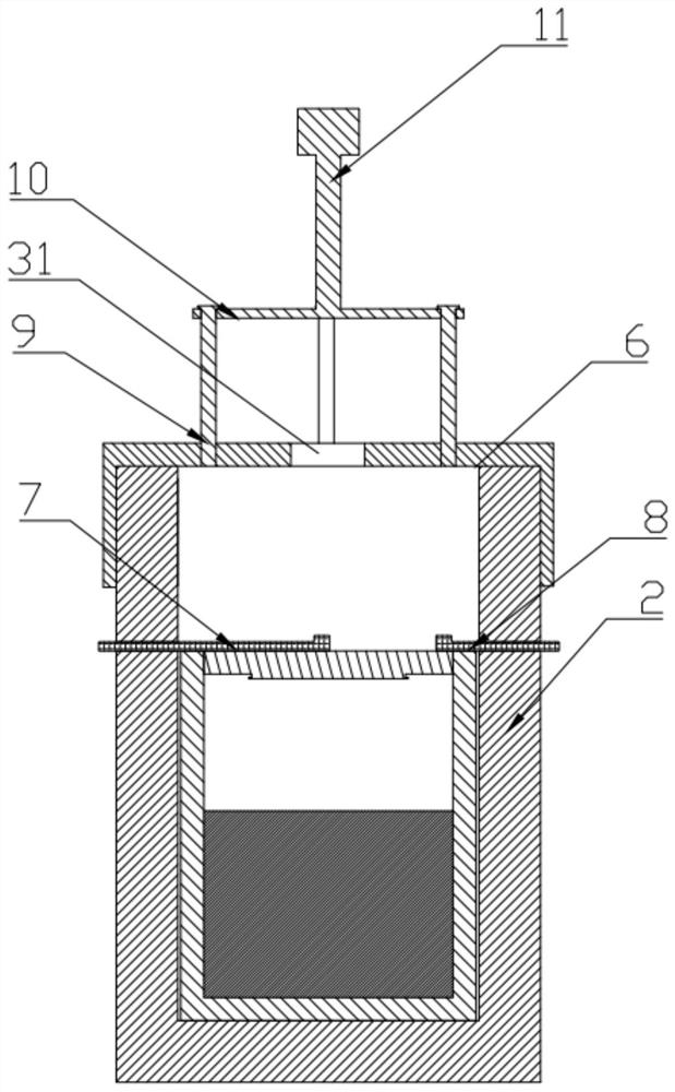 Method for growing silicon carbide crystals by PVT method and device thereof