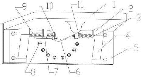 Train collision self-turning safety table