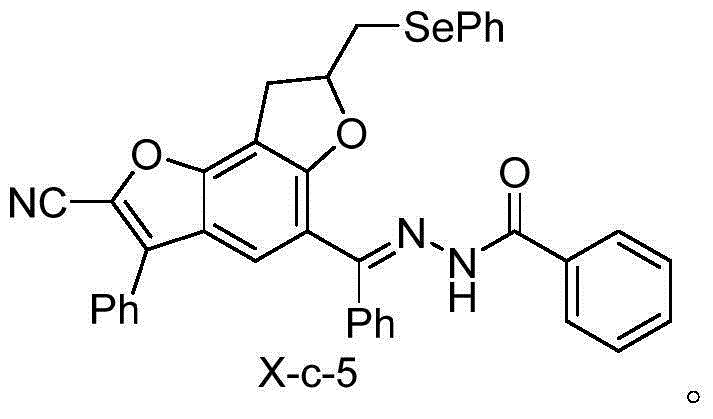 A kind of selenium-containing benzobisfuran compound and its preparation and application