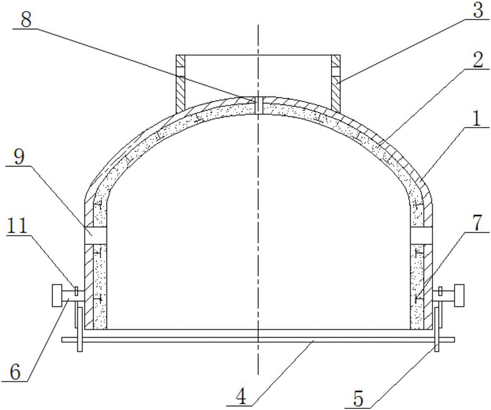 Heat preservation device used for firing of earthenware and use method of heat preservation device