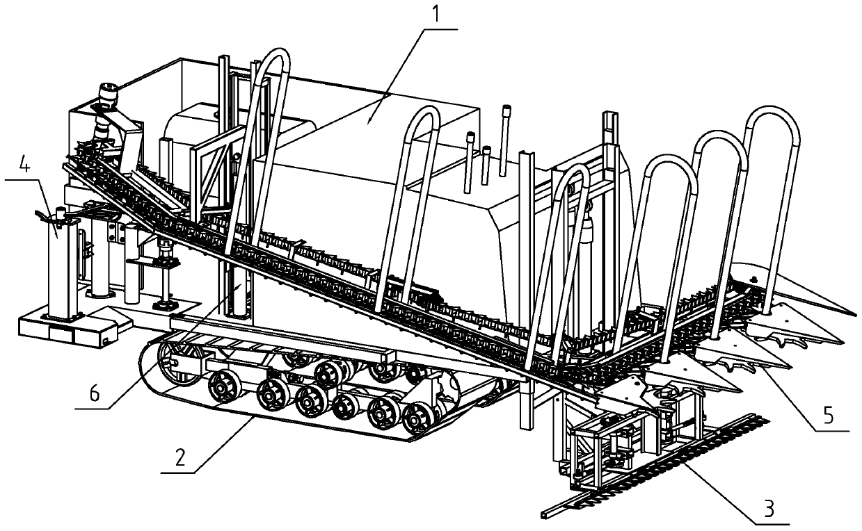 Sheaf-binding reaping machine for ramie