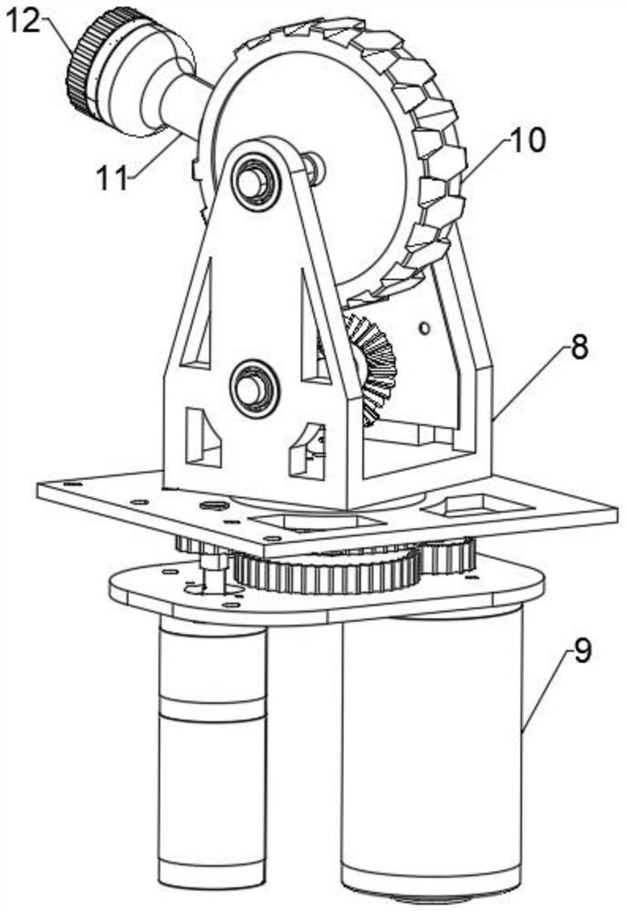 Intelligent multi-angle insecticidal spraying device for ficus microcarpa pests