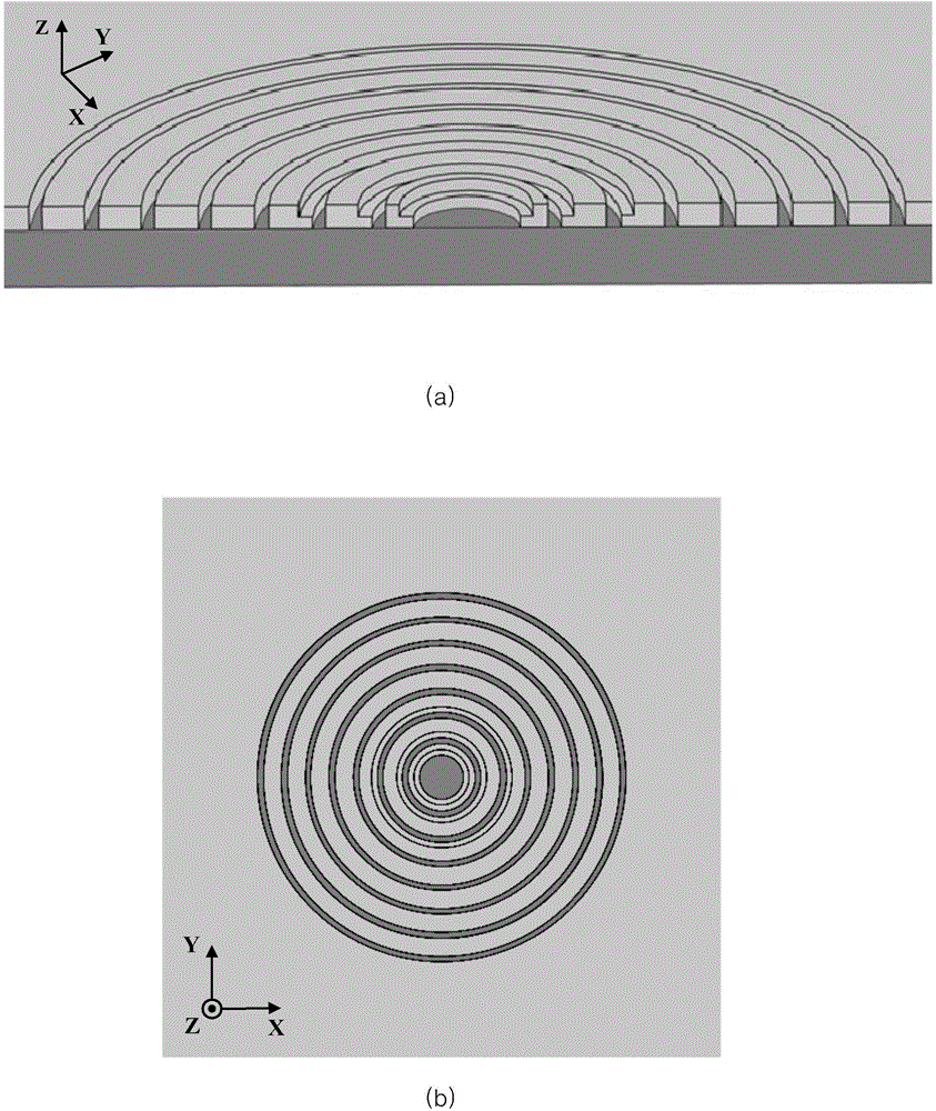 Long-focus tight-focusing surface plasmonic lens under radially polarized beam