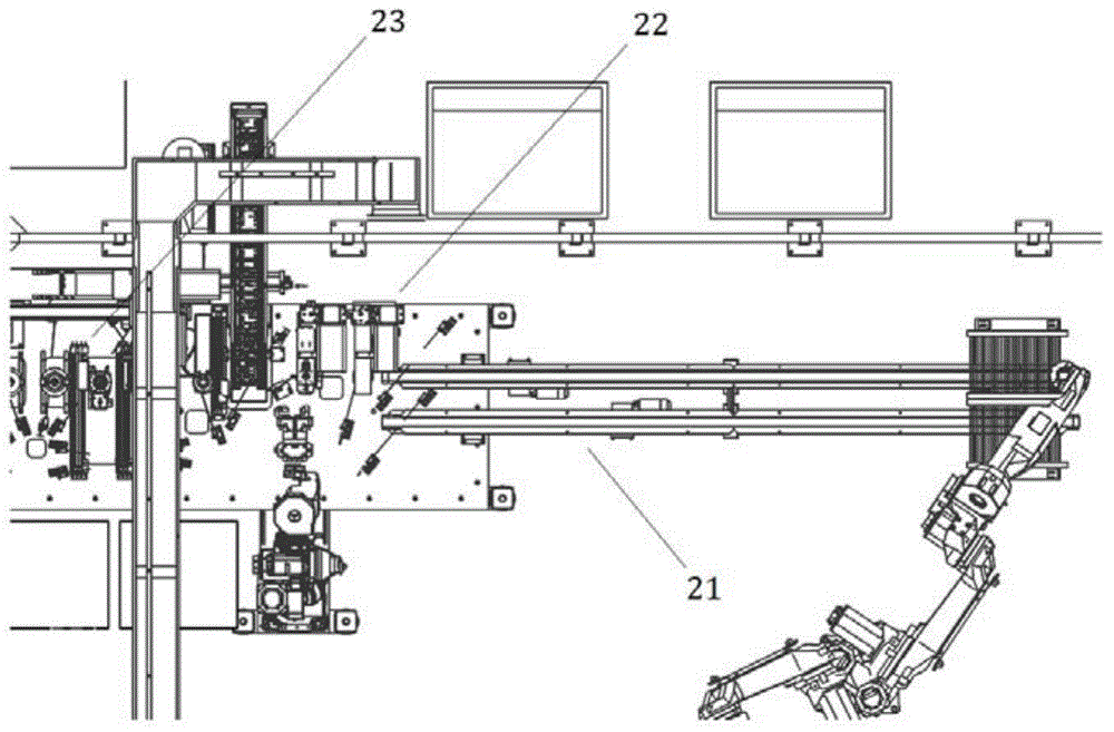 Gear shaft part hot-pressing assembly technology automatic production system