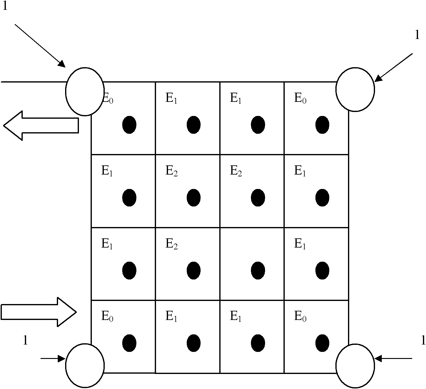 Testing method of illumination intensity for road illumination