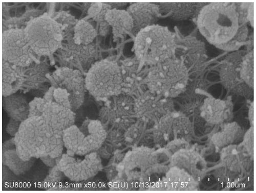 Metal composite in-situ nitrogen-doped carbon microsphere catalyst and application thereof