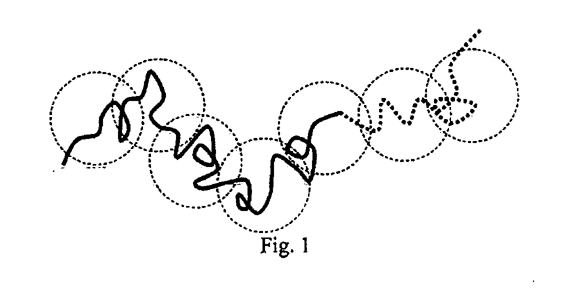 Branched polymer lables as drag-tags in free solution electrophoresis