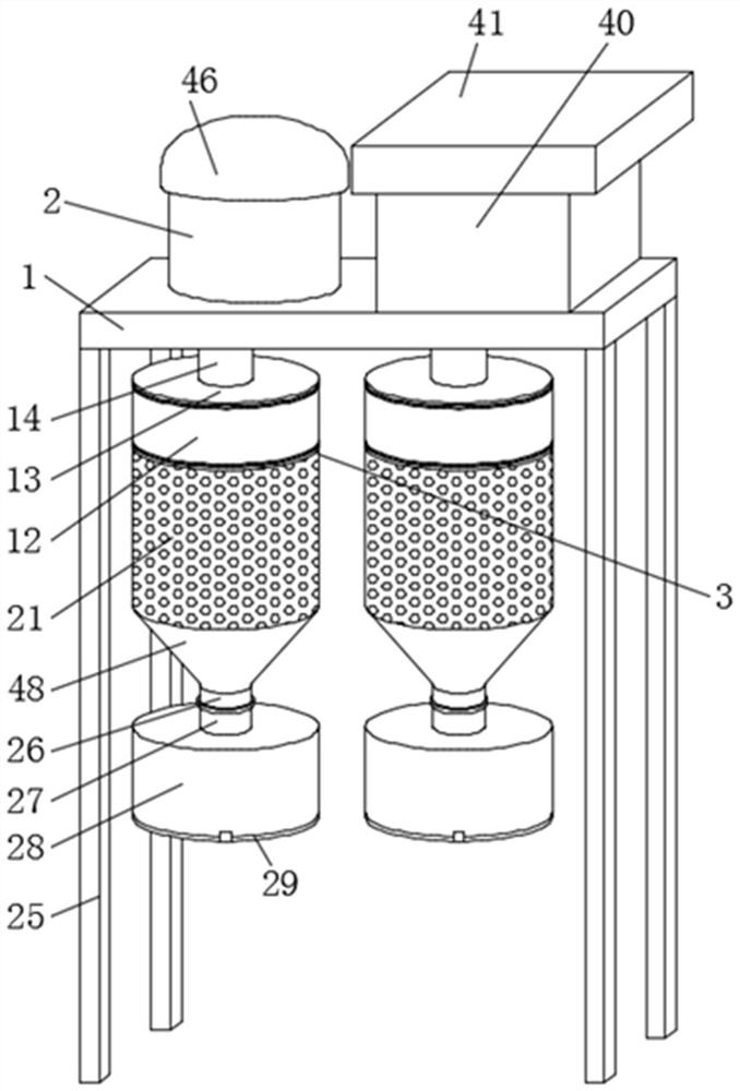 An environment-friendly circulating dust removal device for a photovoltaic power plant and its use method