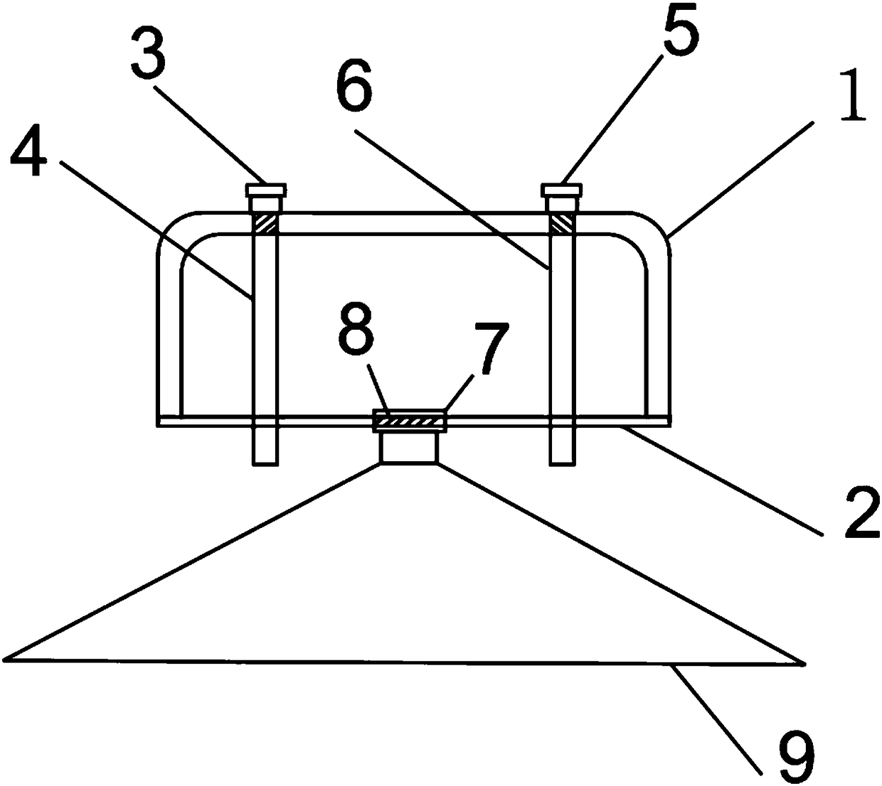 Device having fixed plastic part sucker function