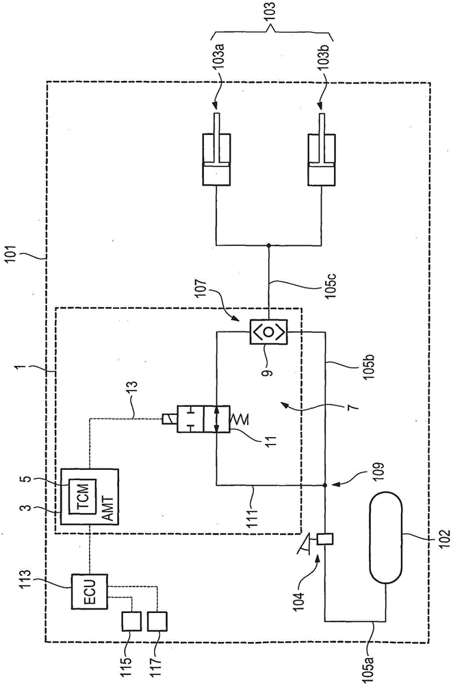 Hill start assist system and motor vehicle having same