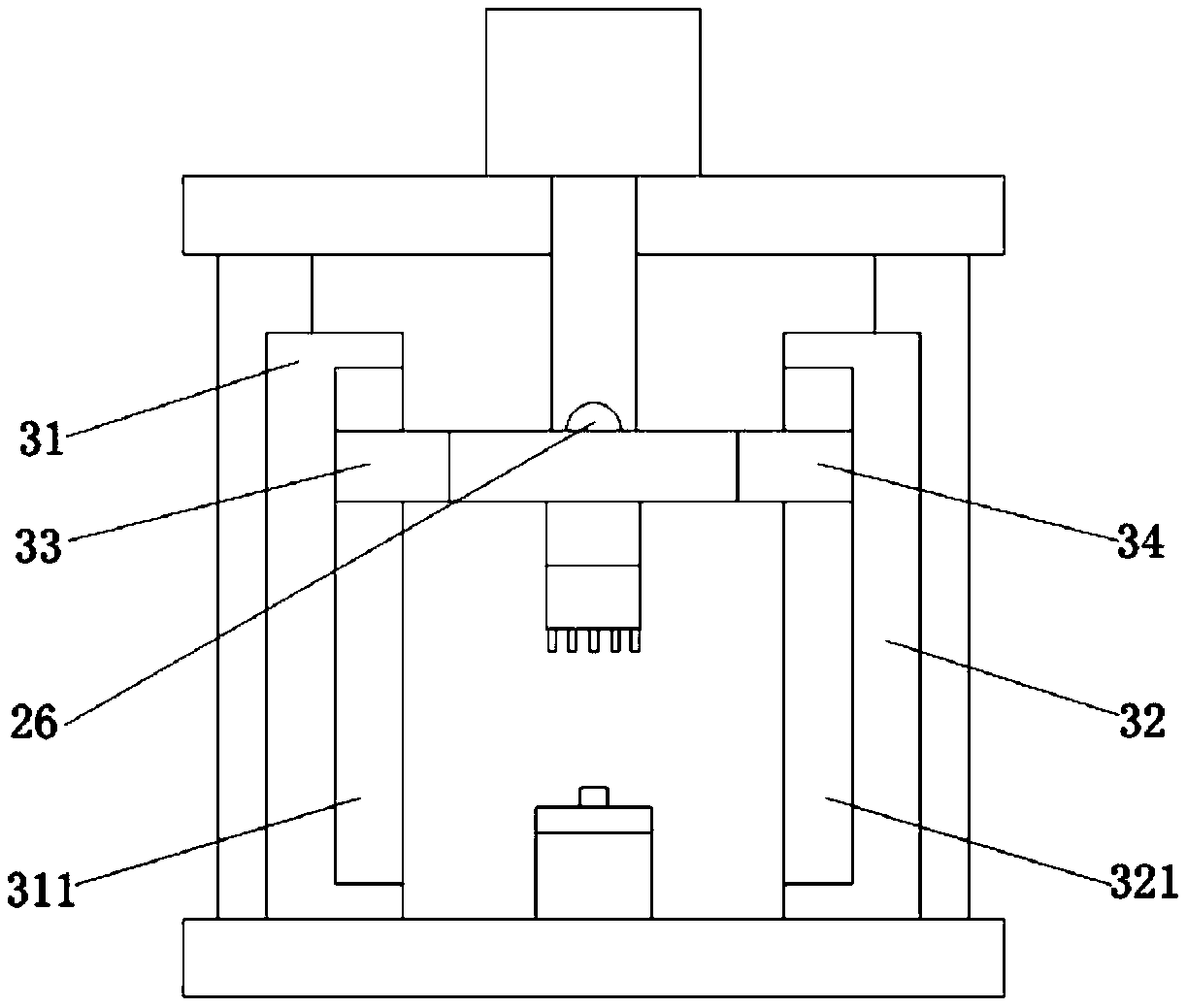 Bearing ball missing detecting device