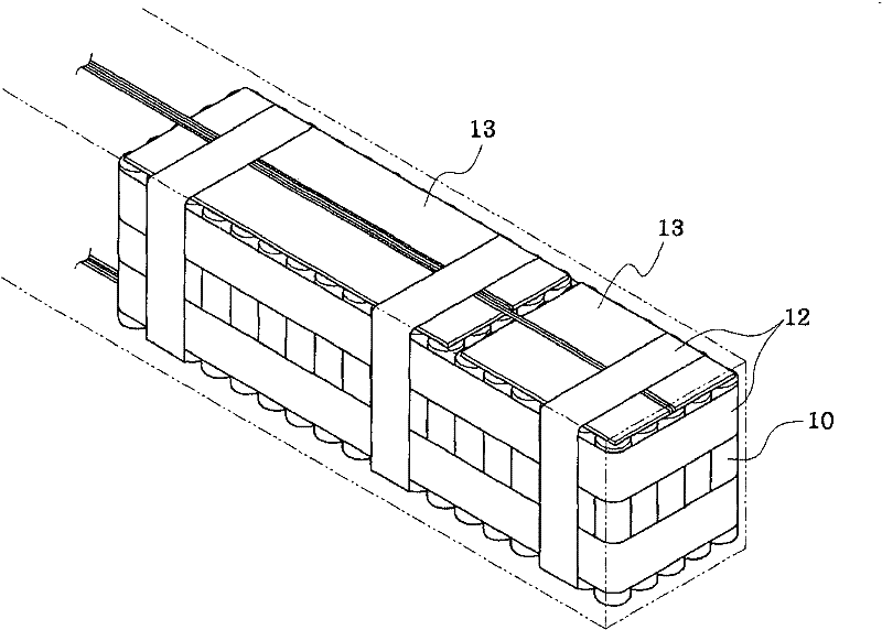 Instrument connection type unit pack combined cell cartridge