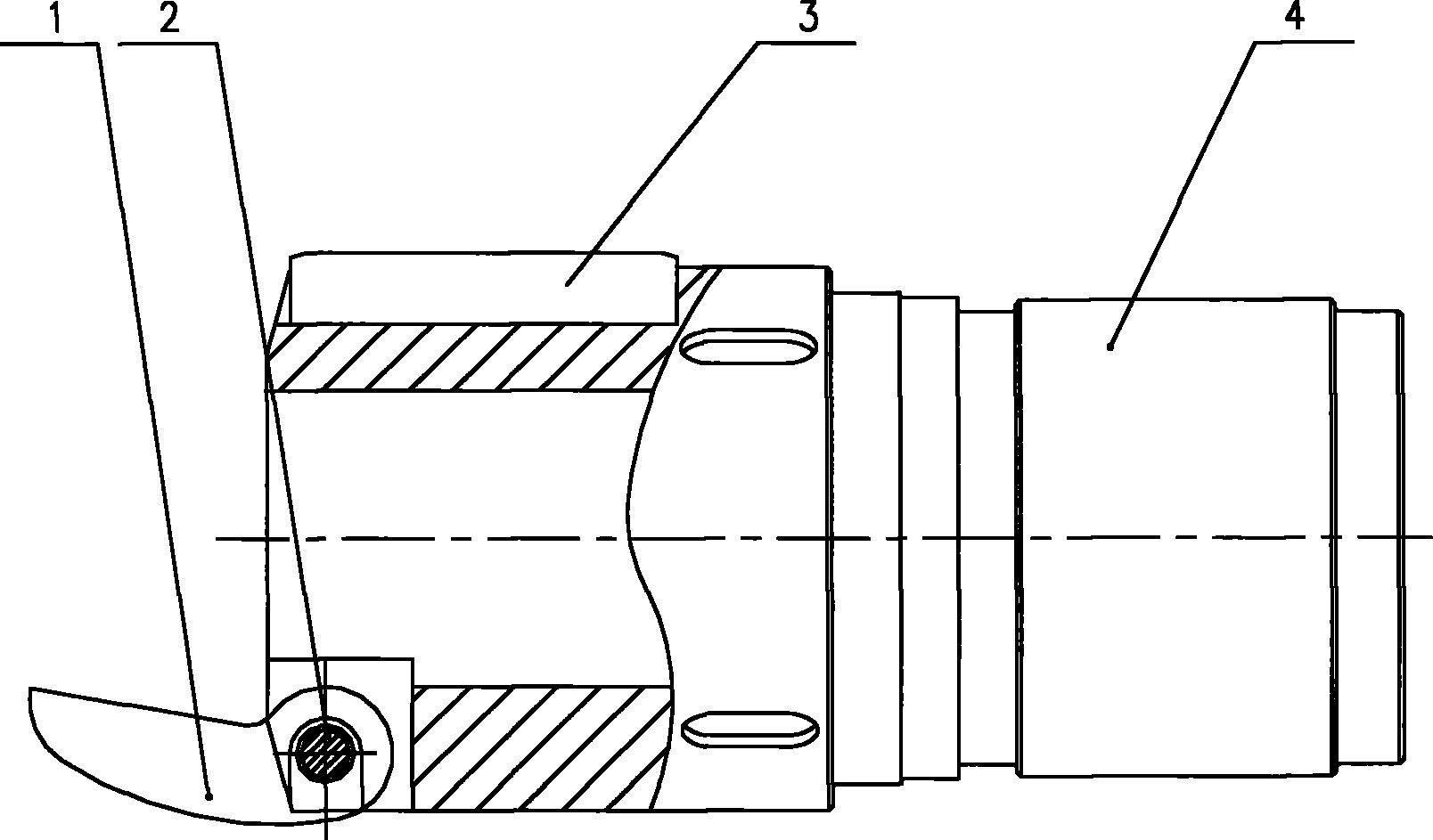 Trepanning sampling method of blind hole of ultralong deep hole